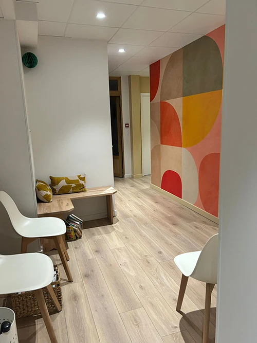 salle d'attente cabinet Eloise Couraud, neuropsy